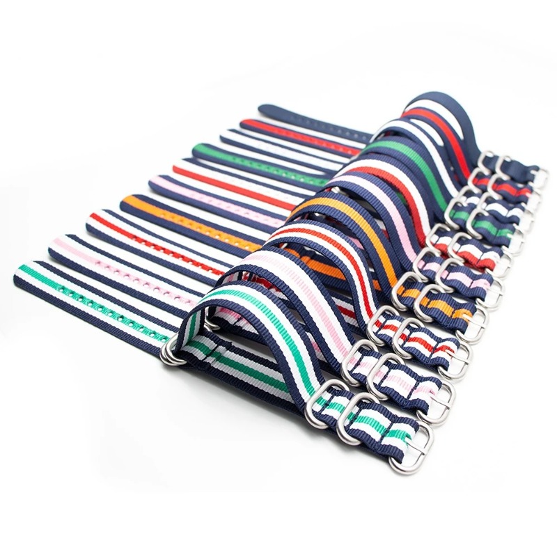 Nylon Nato Strap - Tali jam tangan nilon balistik baru