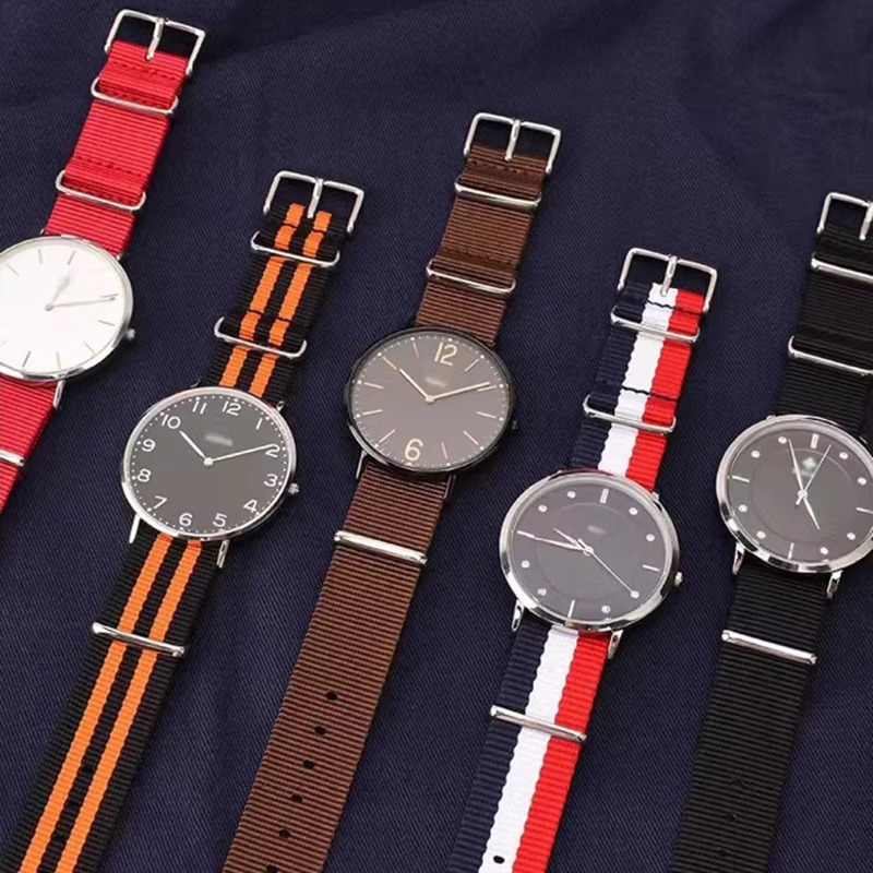 Nylon Nato Strap - Tali jam tangan nilon kain kuat,