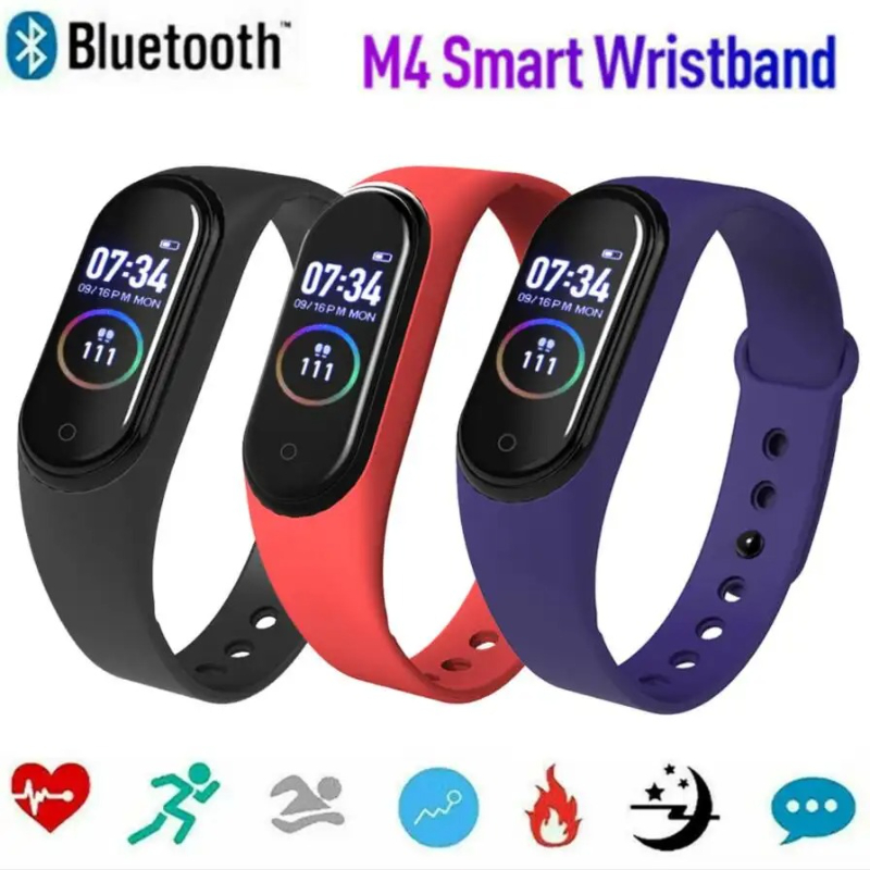 Android Smartwatch Accessories - Jam Tangan Pintar M4 Gelang Pintar