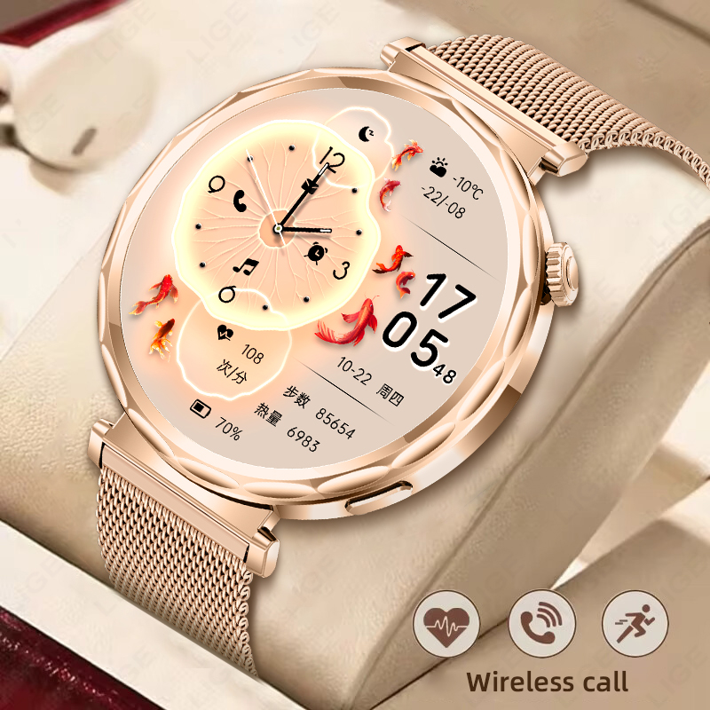 Smartwatch Custom - LIGE Jam Tangan Pintar Wanita untuk