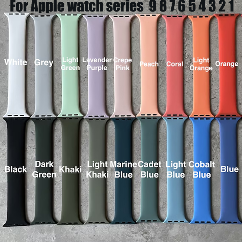 Sport Loop Strap - Tunggal Loop silikon untuk apple Watch