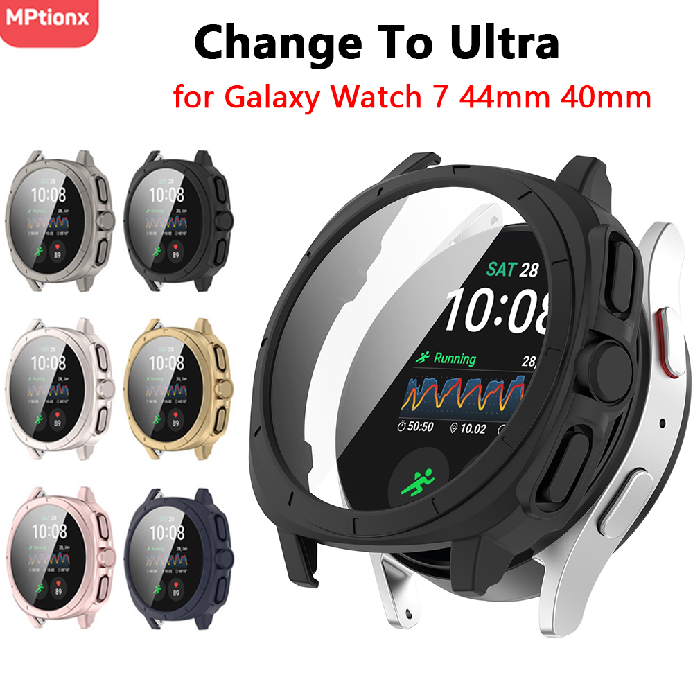 Samsung Smartwatch Accessories - Kaca + casing Untuk jam Samsung