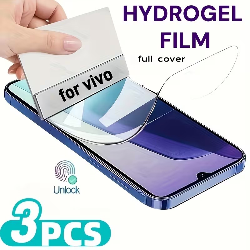Vivo V40 - 3 Buah Film Hidrogel Untuk VIVO