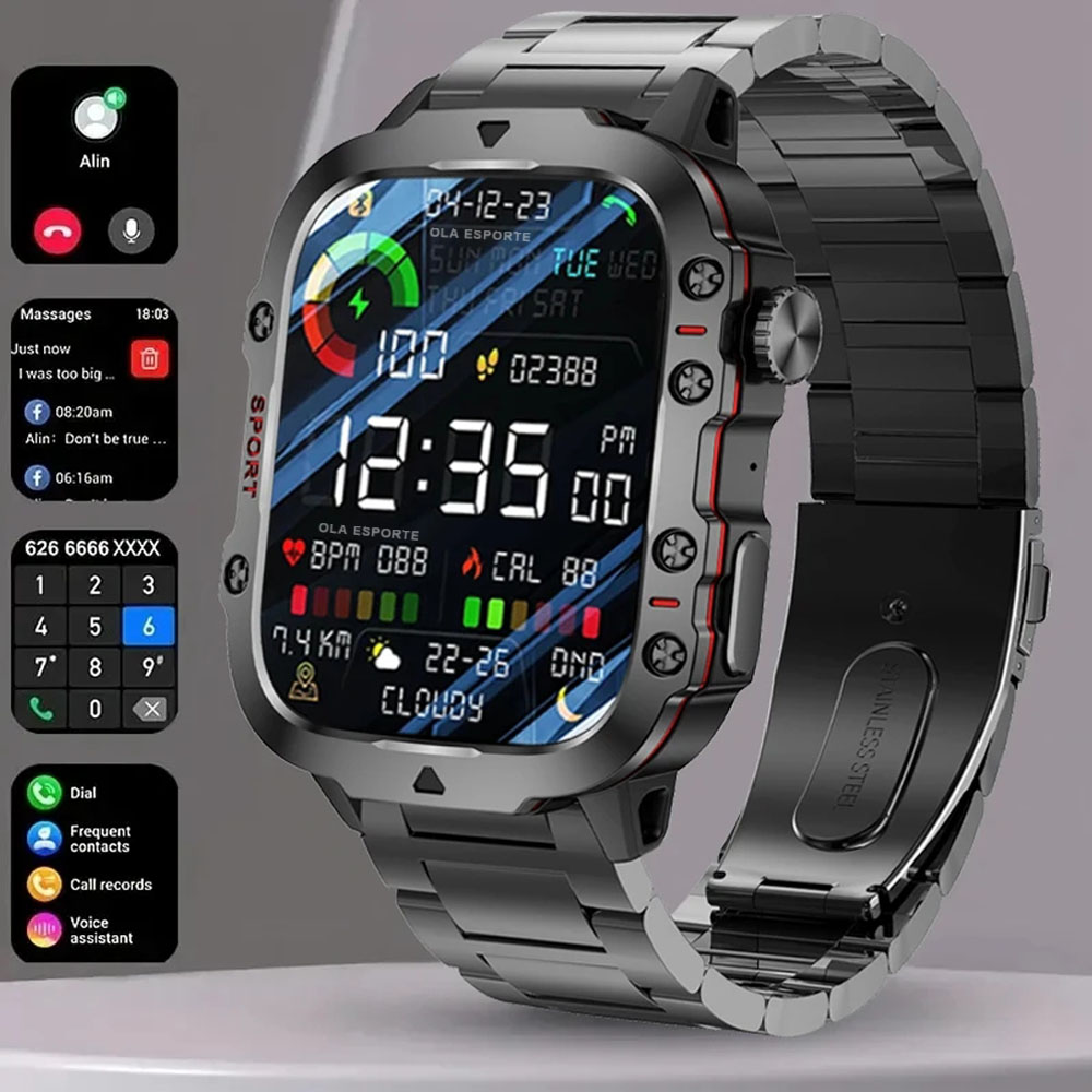 Smartwatch Faces - Jam Tangan Pintar Militer Baru 2025