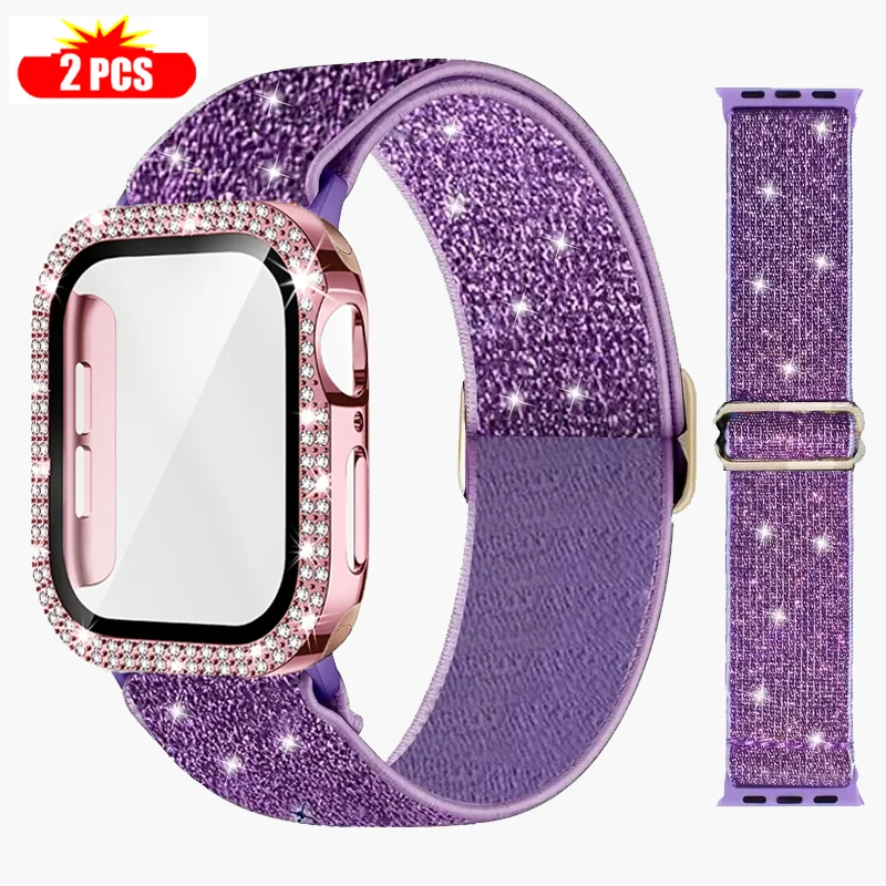 Smartwatch Watch Accessories For Women - Tali + Casing untuk Apple Watch