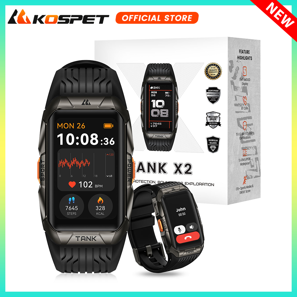 Smartwatch Faces - KOSPET jam tangan pintar tangki X2