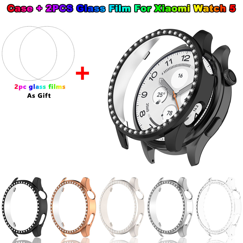 Android Smartwatch Accessories - Casing PC Bling + Kaca Film
