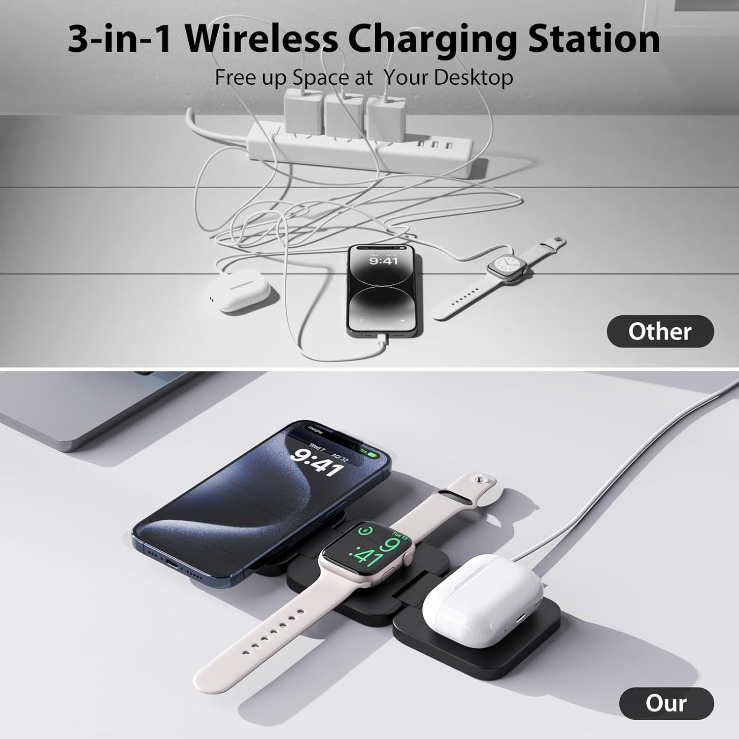 Pengisi Daya Nirkabel Cepat 3  - Watch Charger Cable ulasan dan harga