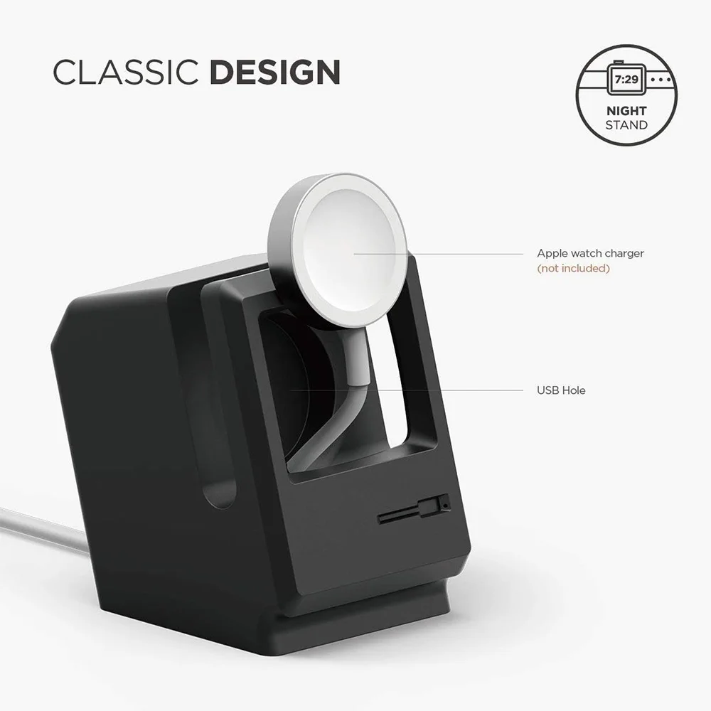 Dudukan pengisi daya silikon u - Watch Charging Dock ulasan dan harga
