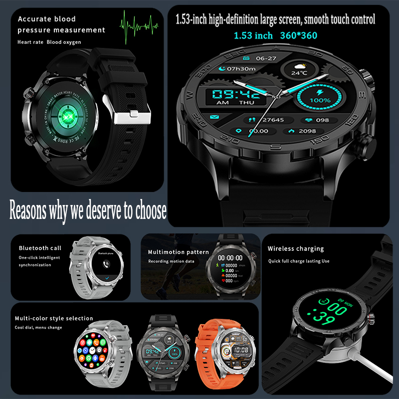 Jam Tangan Pintar GPS Baru unt - Smartwatch Face ulasan dan harga