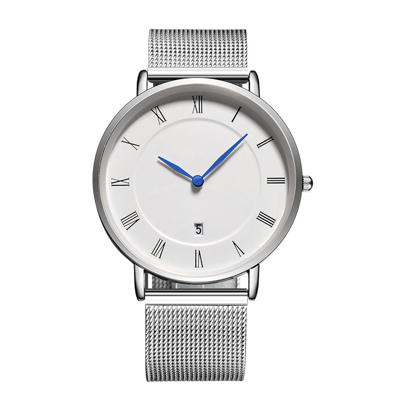 Jam Tangan Pria Bisnis Klasik  - Stainless Mesh Band ulasan dan harga