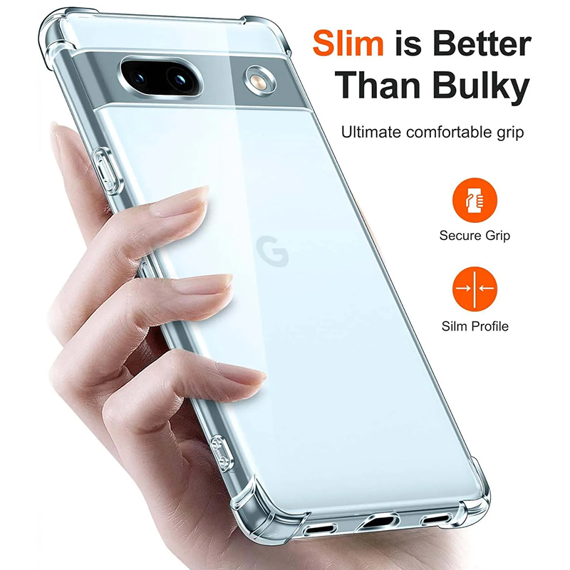 Casing Ponsel Transparan Anti  - Google Pixel 8A ulasan dan harga