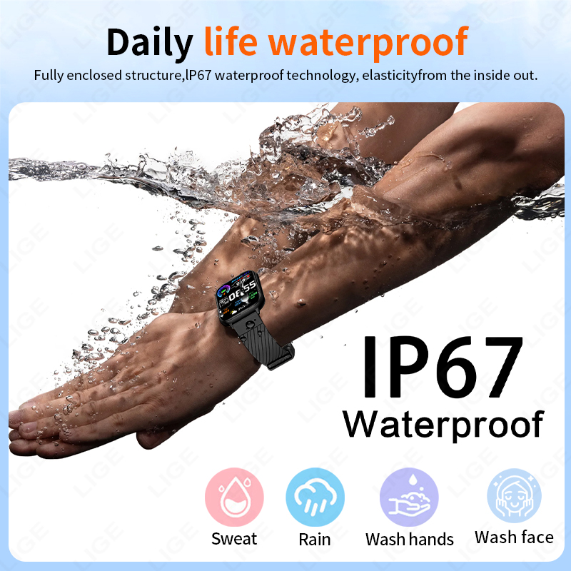 LIGE 2026 Jam Tangan Pintar Ba - Smartwatch Faces ulasan dan harga