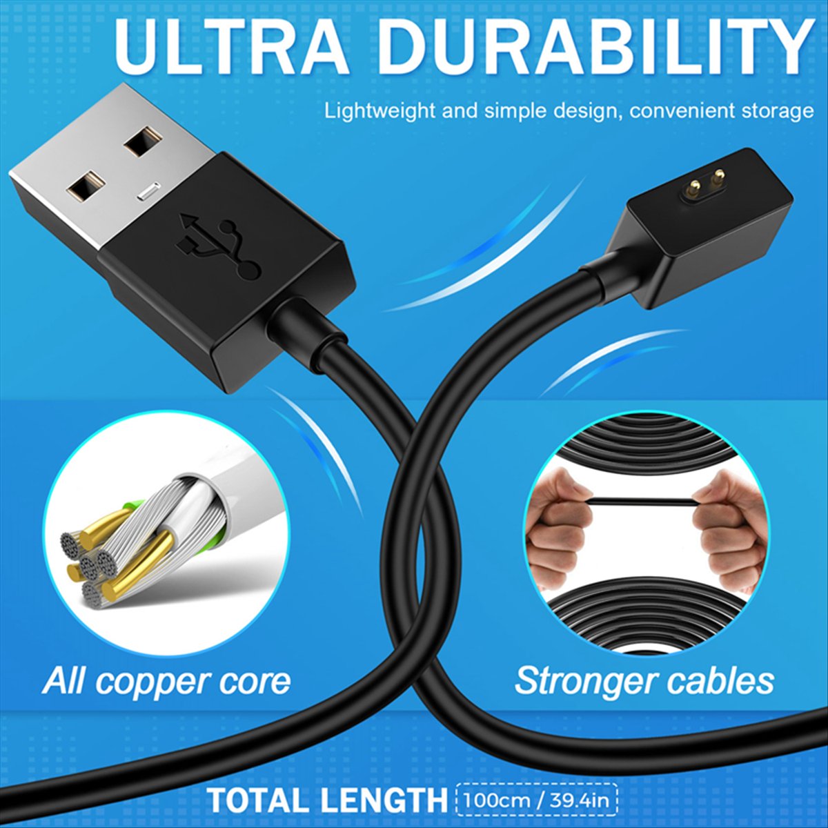 Kabel Pengisian Daya Cepat unt - Watch Charger Cable ulasan dan harga