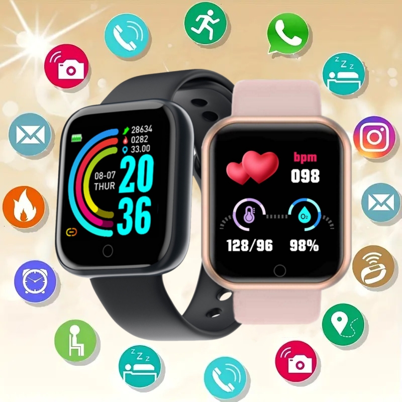 Jam tangan pintar pengingat pe - Smartwatch Touch ulasan dan harga