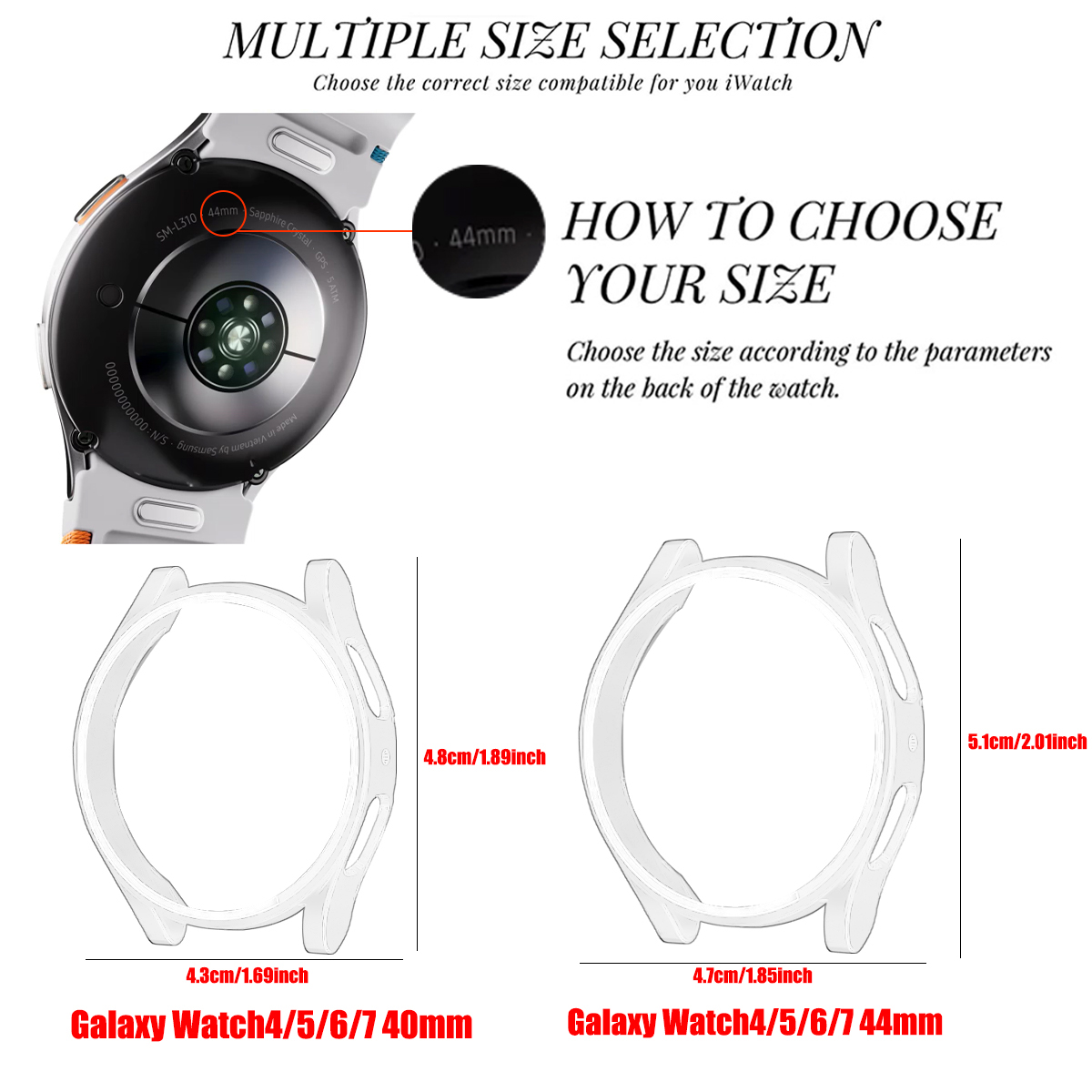 Casing Jam Tangan PC Skeleton  - Samsung Smartwatch Accessories ulasan dan harga
