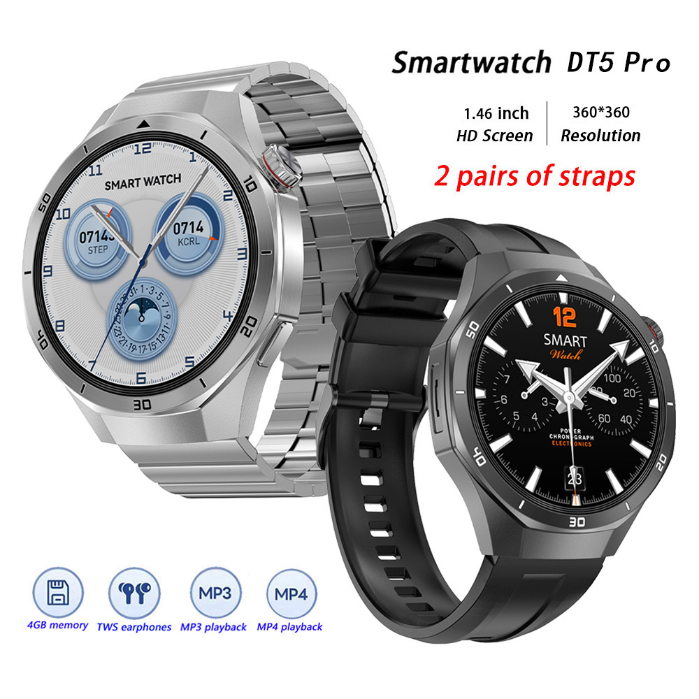 DT5 Pro Jam Tangan Pintar untu - Android Smartwatch Accessories ulasan dan harga