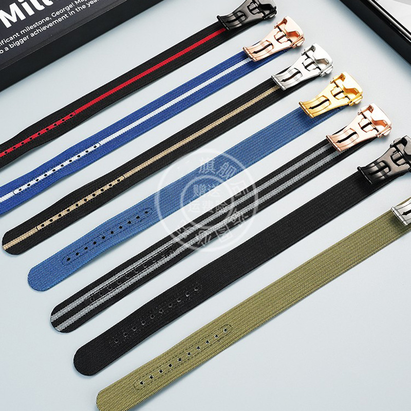 Tali Jam Tangan Kanvas Terinte - Nylon Nato Strap ulasan dan harga