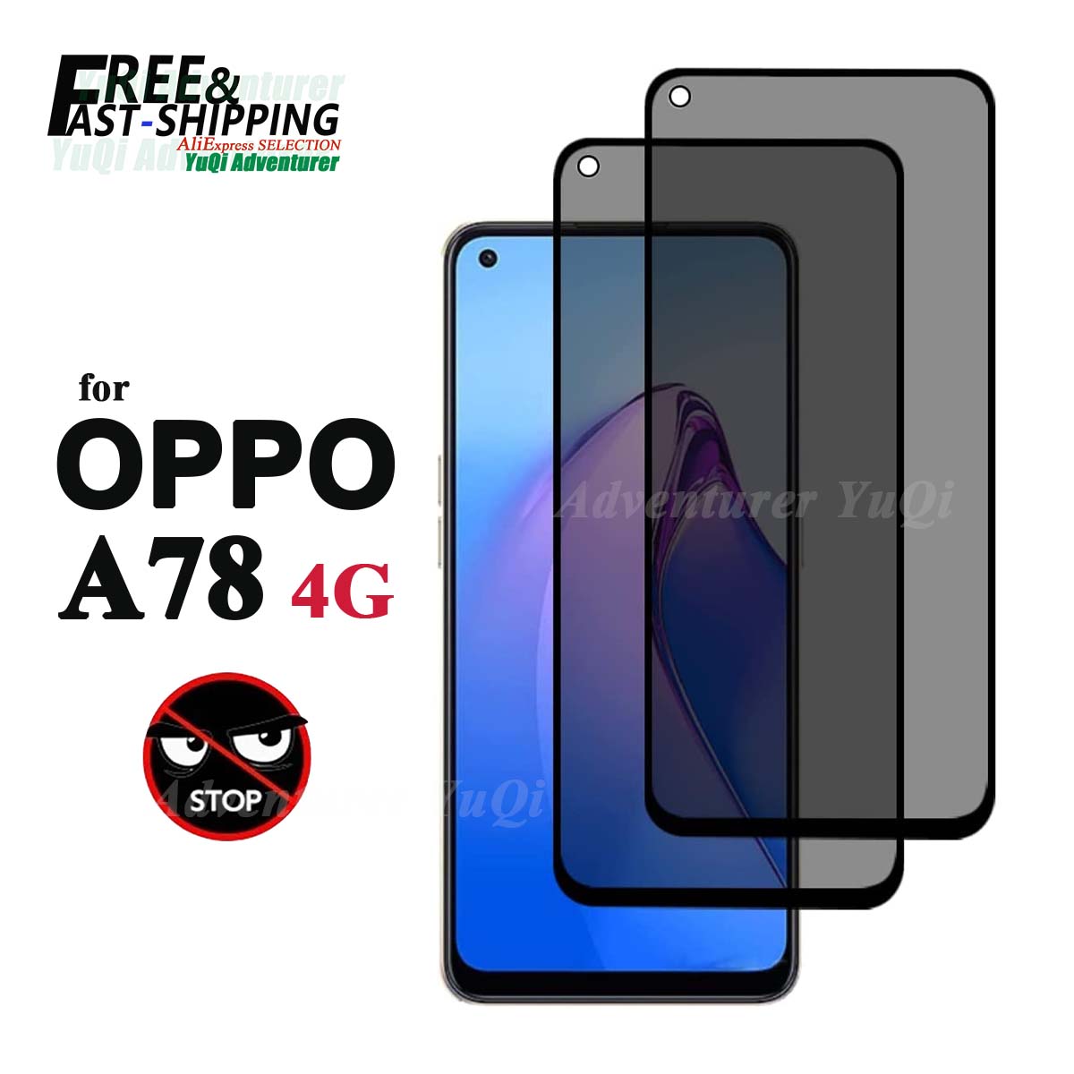Pelindung layar Anti mata-mata - Oppo A78 ulasan dan harga