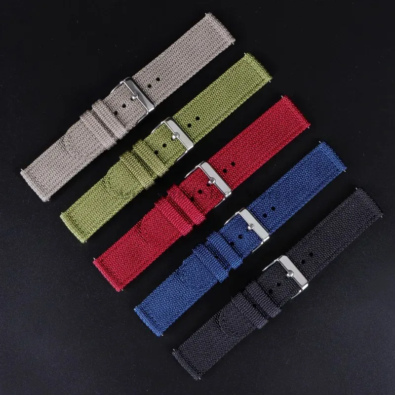18 20 22 24mm tali kanvas nilo - Nylon Nato Strap ulasan dan harga