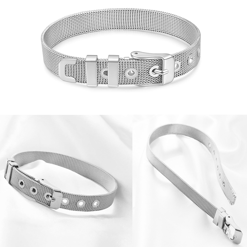 Gelang Guci Perhiasan Kremasi  - Stainless Mesh Band ulasan dan harga