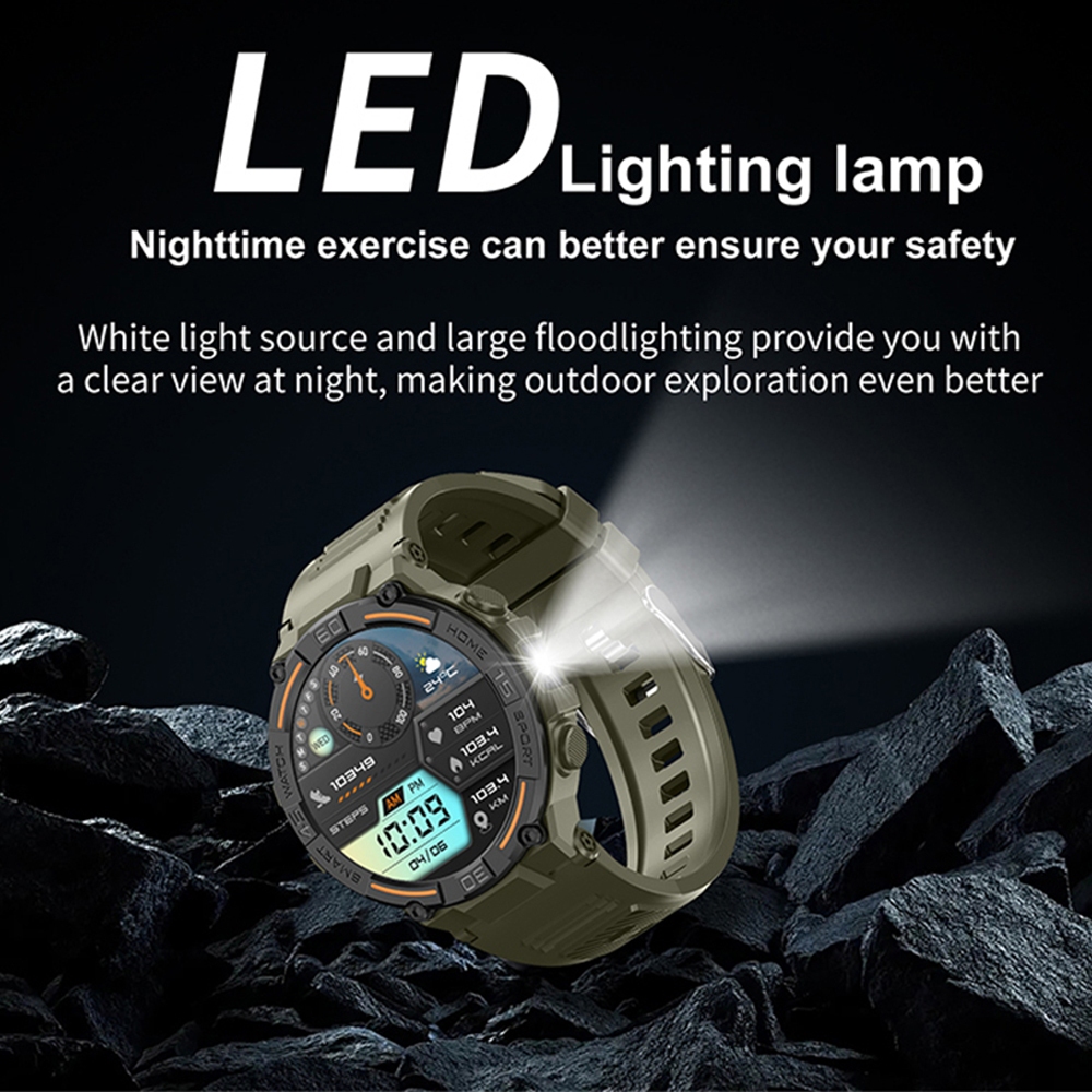 Jam Tangan Pintar Militer Luar - Smartwatch Face ulasan dan harga