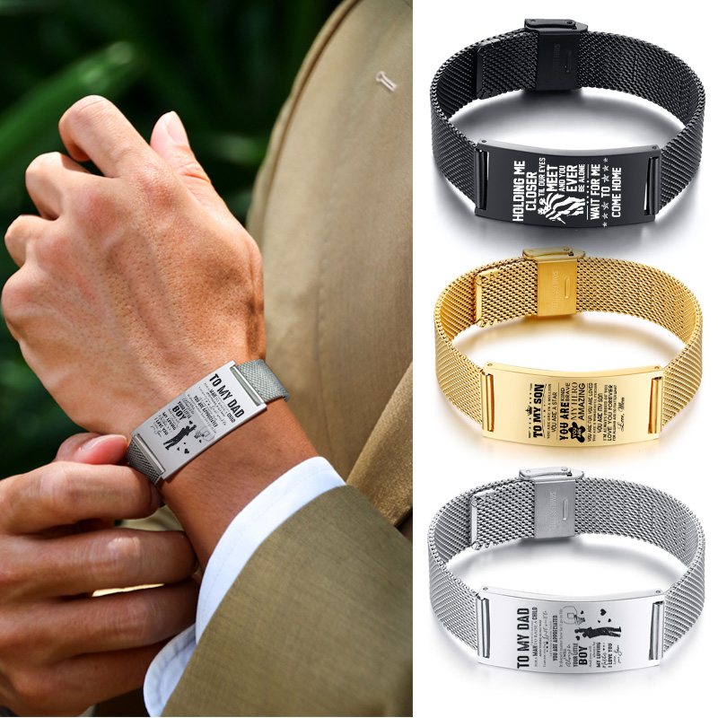 Gelang Pria Abadi Sifat Mesh W - Stainless Mesh Band ulasan dan harga