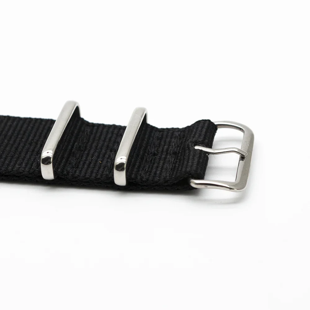 Tali jam tangan nilon hitam, u - Nylon Nato Strap ulasan dan harga