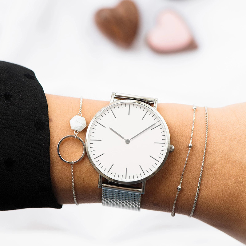 Jam tangan wanita mewah merek  - Stainless Mesh Band ulasan dan harga