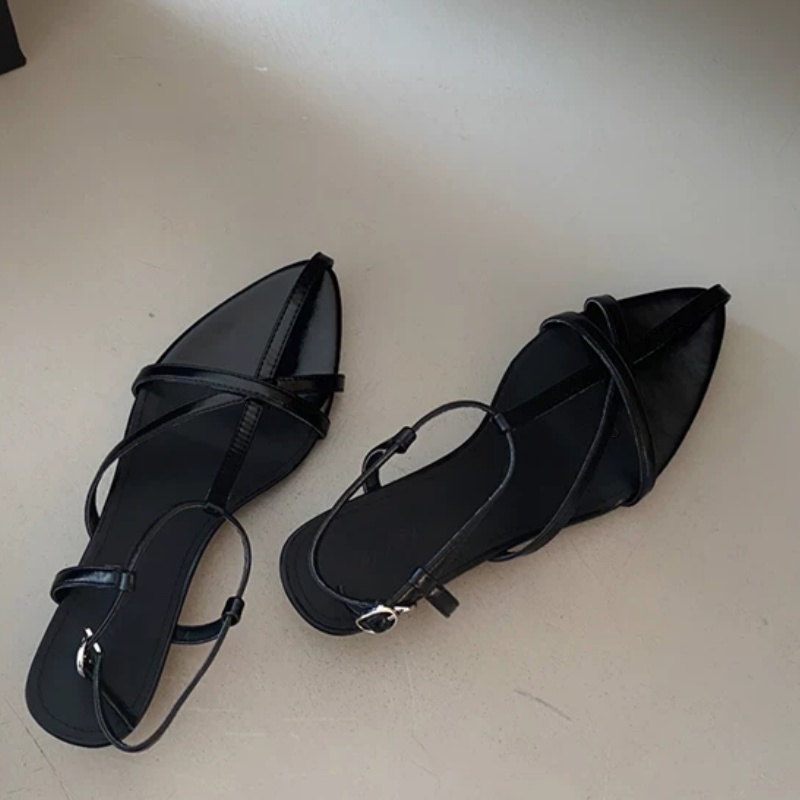 Sandal Wanita Kulit Paten Hita - Leather Classic Strap ulasan dan harga