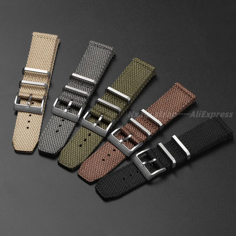 Jam tangan pria katun nilon 20 - Nylon Nato Strap ulasan dan harga
