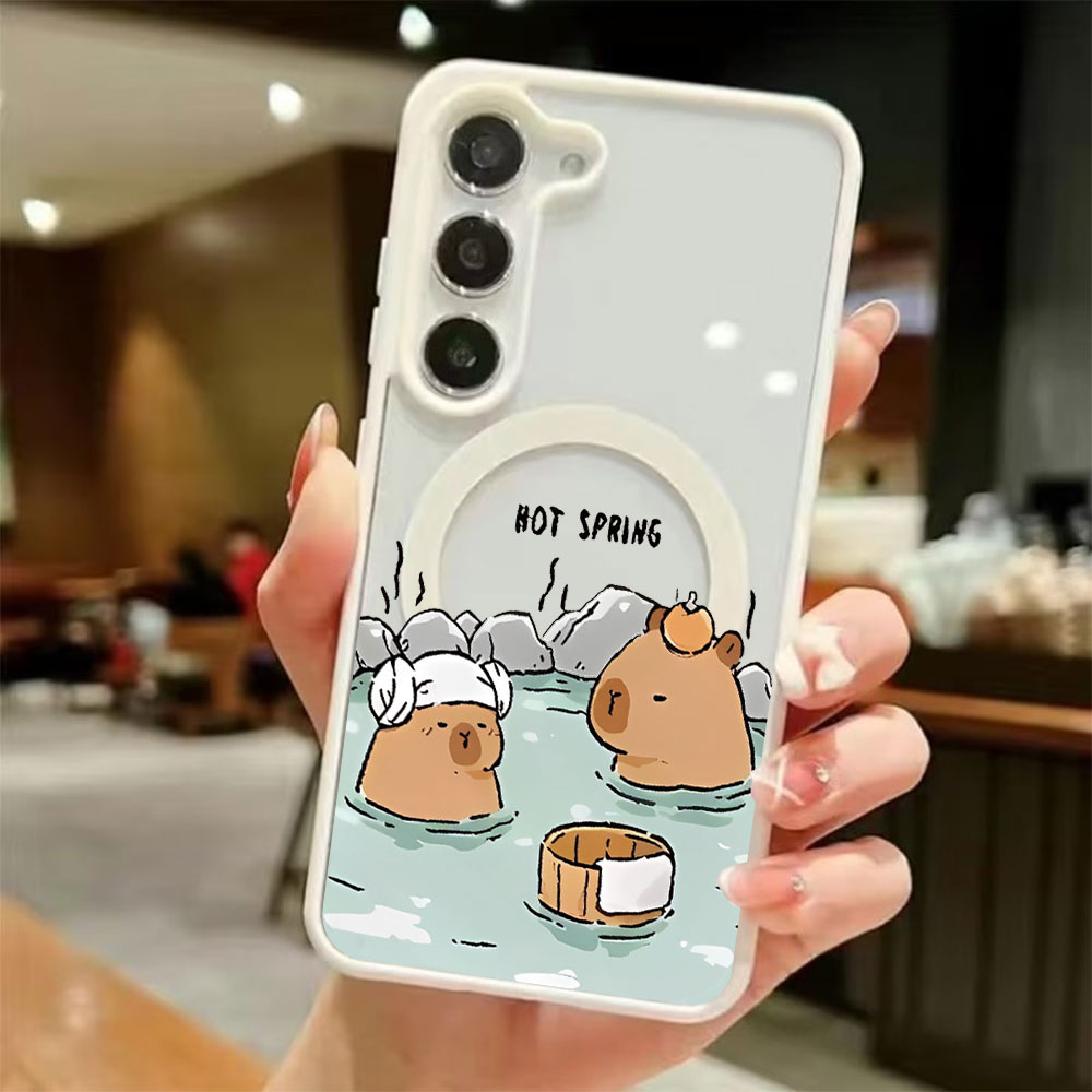 Casing Ponsel Magnetik Transpa - Samsung Galaxy S24 ulasan dan harga