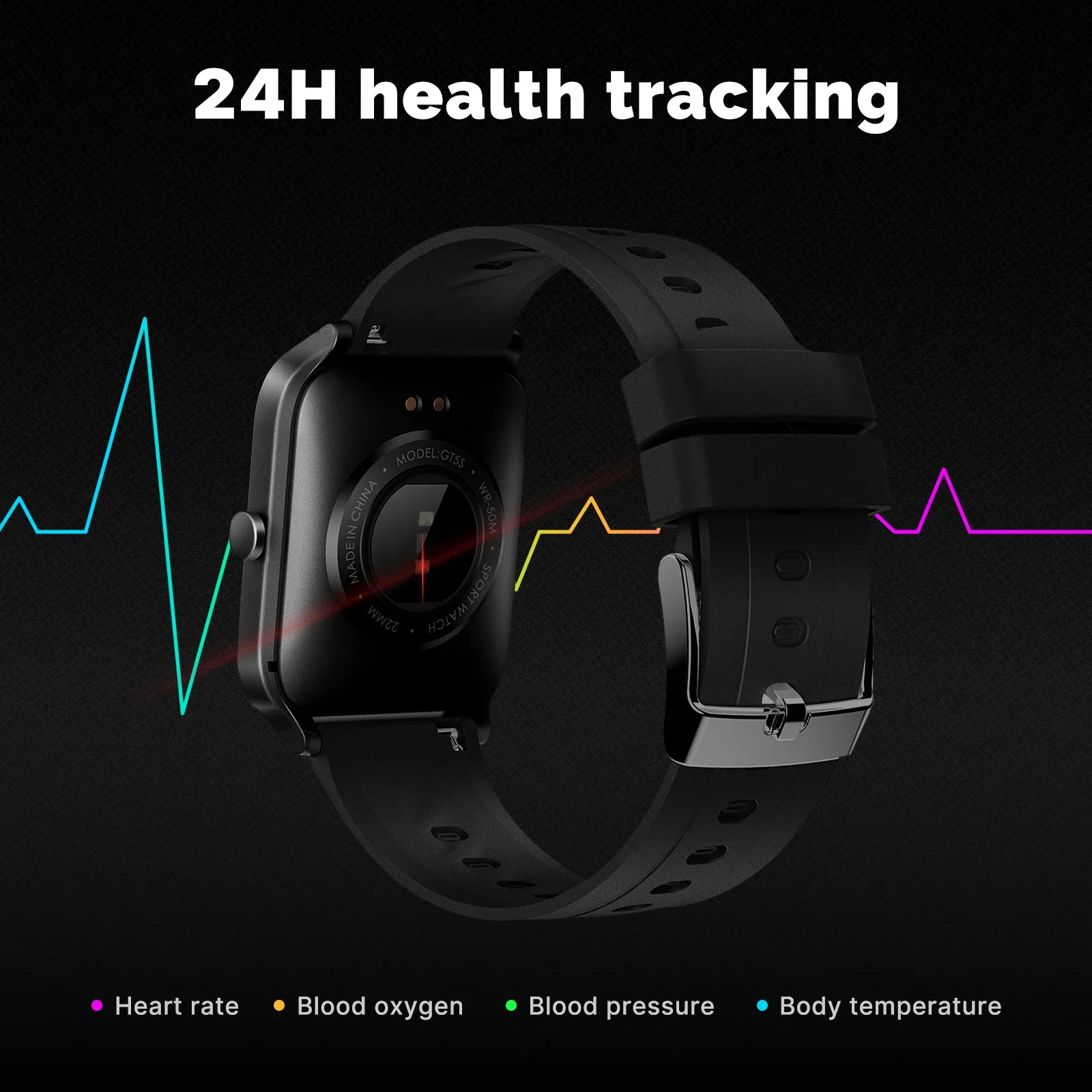 MOES jam tangan pintar Alexa p - Smartwatch Touch ulasan dan harga