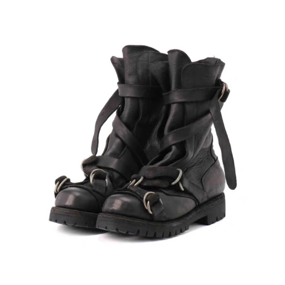 Sepatu Bot Motor Kulit Pria Se - Leather Classic Strap ulasan dan harga
