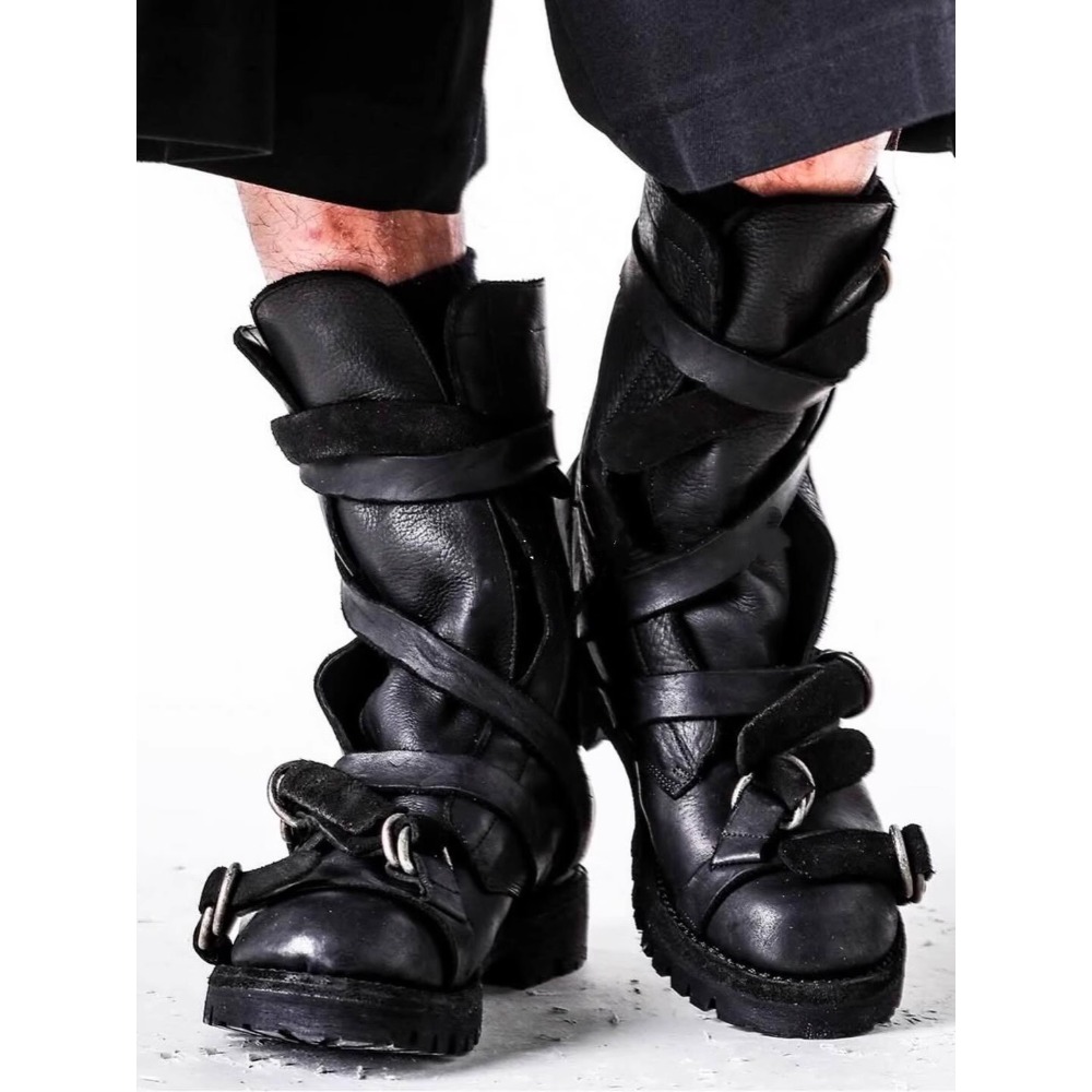 Sepatu Bot Motor Kulit Pria Se - Leather Classic Strap ulasan dan harga