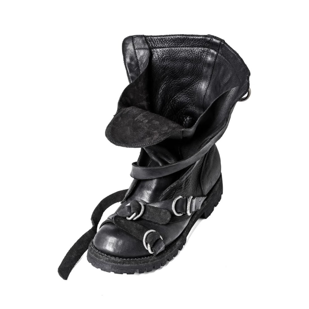 Sepatu Bot Motor Kulit Pria Se - Leather Classic Strap ulasan dan harga