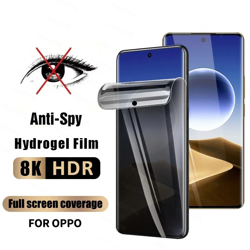 3 Buah Film Hidrogel Privasi u - Oppo Reno 12 ulasan dan harga
