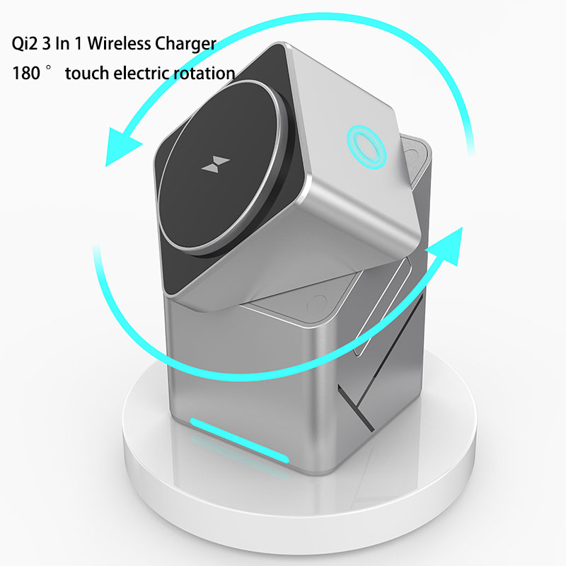 15W 3 in 1 Pengisi Daya Nirkab - Smartwatch Touch ulasan dan harga
